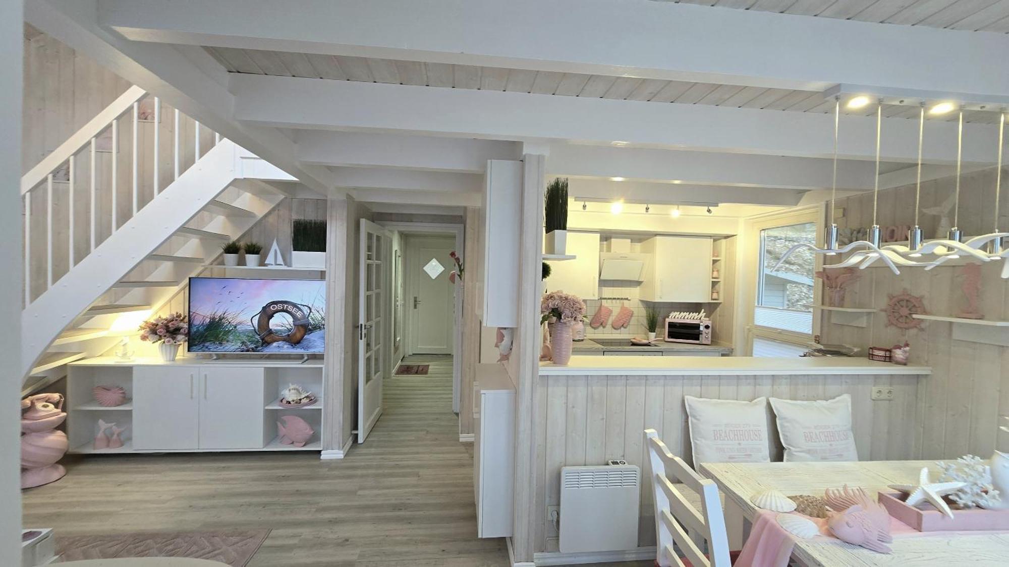 Pink Und Meer - Meerblick, Sauna, Kamin & Whirlpool Baabe Exterior photo