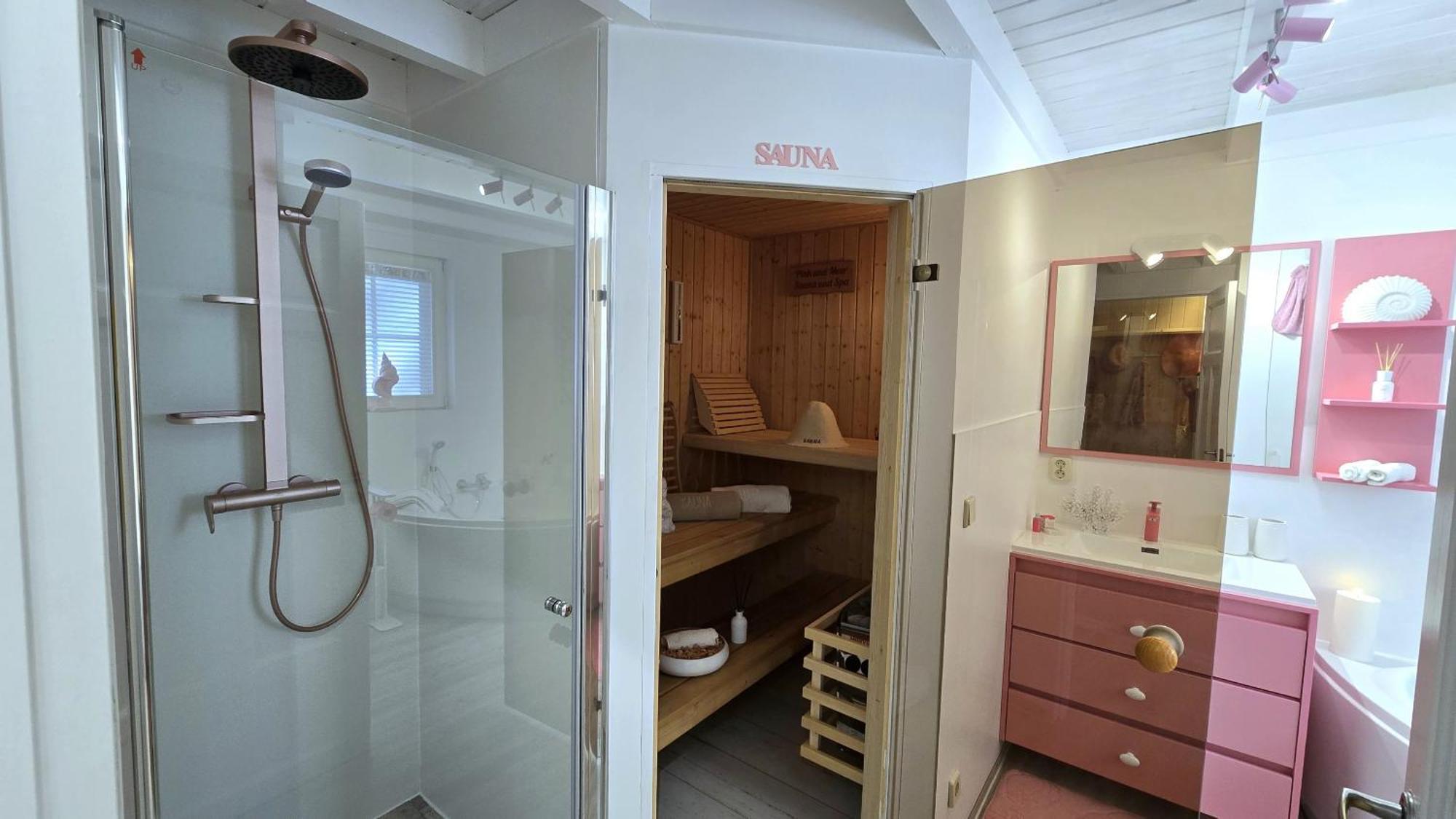 Pink Und Meer - Meerblick, Sauna, Kamin & Whirlpool Baabe Exterior photo